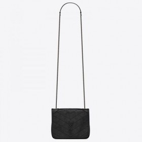 Novčanik na lancu Saint Laurent WOC Niki Od Crne Kože Жатой