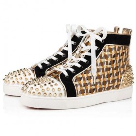 Christian Louboutin High-top Lou Spikes 2 verzije Multi Calf