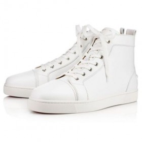 Christian Louboutin tenisice Louis White od teleÄe kože s visokim беÑÑем