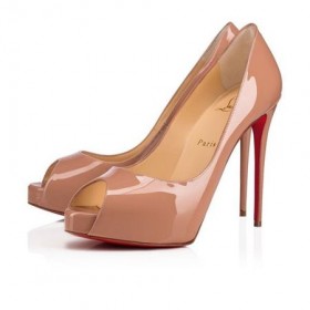 Platforma Christian Louboutin Nove i Vrlo Skupe 120 mm Gol Lakirano Kavijar