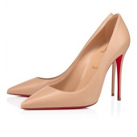 Cipele-brod Christian Louboutin Kate 100 mm Nude 1/Lin Akt 1 Nappa