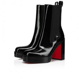 Christian Louboutin Spikita Booty Chelsea Stage 110 mm Crna Koža