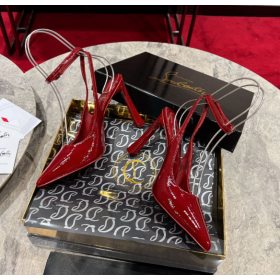 Christian Louboutin Condora Strap 100 Mm Strappy Pumps Vog Patent Leather Loubi