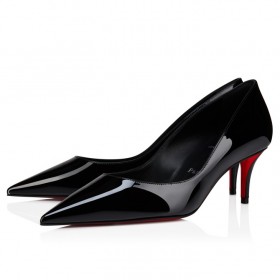 Christian Louboutin Miss Z 60 Mm Pumps Patent Calf Leather Black