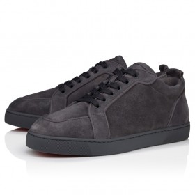 Christian Louboutin Rantulow Sneakers Veau Velours Smoky