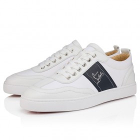Christian Louboutin Retero Sneakers Grained Calf Leather Marine 
