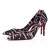 Christian Louboutin Cipele-brod Iriza Strass Quagga 85 mm Od Velur i rhinestones Quagga Višebojni
