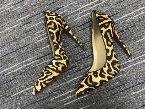 Christian Louboutin Så Kate Pumpar 120mm Ponny Hår