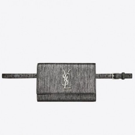 Saint Laurent Kate Midjeväska Lame Läder Saint Laurent Väskor