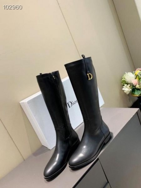 Dior Empreinte Knäet Boot Svart