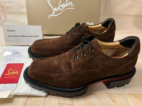 Christian Louboutin Våra Georges L Derbyn Kalv Läder Cosme Christian Louboutin Skor