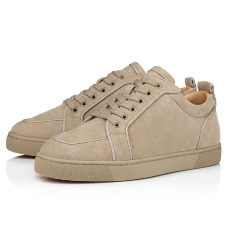 Christian Louboutin Rantulow Sneakers Veau Velours Saharienne Christian Louboutin Skor