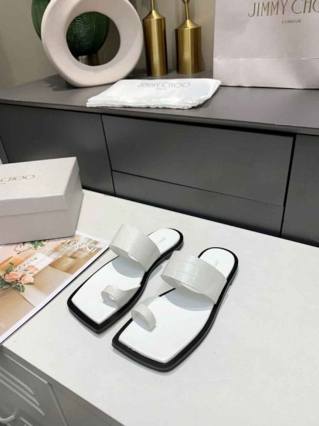 Jimmy Choo Bilder Kalv Läder Vit