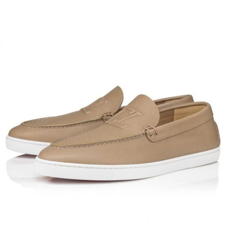 Christian Louboutin Varsiboat Båt Skor Kalvskinn Saharienne Christian Louboutin Skor