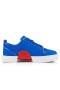 Christian Louboutin Adolon Junior Sneakers Kalv Läder Electric Blue Christian Louboutin Skor