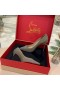 Christian Louboutin Anjalina Spike Pump Glitter Översållad Escarpic Silver CL Skor Butik