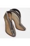 Christian Louboutin Bourriche Mesh Spike Läder Vrist Tossor CL Skor