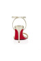 Christian Louboutin Loubigirl 85 Mm Läder Sandaler Platine CL Skor