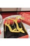 Christian Louboutin Loubigirl 85 Mm Lackläder Sandaler Gul