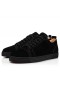 Christian Louboutin Louis Junior Sneakers Veau Velours Svart