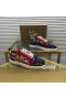 Christian Louboutin Louis Junior Spikar Orlato Platt Sneakers Mocka Flerfärgad