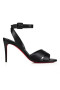 Christian Louboutin Mariza 85 Mm Sandaler Nappaläder Svart Christian Louboutin Skor