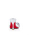 Christian Louboutin Mariza Är Tillbaka Strass 85 mm Mulor Silver Sandaler Christian Louboutin Skor