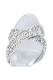 Christian Louboutin Mariza Är Tillbaka Strass 85 mm Mulor Silver Sandaler Christian Louboutin Skor