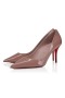 Christian Louboutin Fröken Z 80 mm Pumpar, lackläder Vintage Rose
