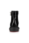Christian Louboutin Urban Booty Lås Abrasivato Läder Svart