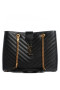 Saint Laurent Svart Monogram Tote Bag Saint Laurent Väskor
