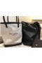 Saint Laurent Teddy Shopping Bag Linne Duk Saint Laurent Väskor