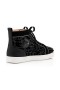 Christian Louboutin Lou Spikar Svart/dk Gun Sammet
