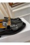 Dior Kod Loafer Svart Borstad Kalvskinn