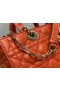 Dior D-Glädje Handväska Scarlet Red Cannage Lammskinn