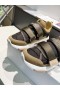 Dior D-VANDRA Sneakers Brunt Tekniska Tyg Sned Utskrift