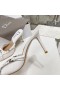 Dior Logotyp Bunden Pumpar 85mm, Vit