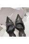 Dior Logotyp Bunden Remmar Pumpar 85mm Svart