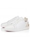 Christian Louboutin Kul Louis Junior Sneakers Kalv Läder Och Olona Canva Vit