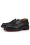 Christian Louboutin Urbino Moc Loafers Kalv Läder Svart CL Skor Butik