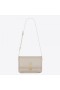 Saint Laurent Solferino Medium Väska Vit Kalvskinn Saint Laurent Väskor