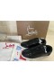 Christian Louboutin Kul Vieira Orlato Sneakers Män Alligator Relief Kalv Läder Svart