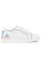 Christian Louboutin Kul Vieira Sneakers Kalv Läder Och Försämra Specchio Läder Bianco Christian Louboutin Skor