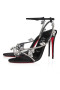 Christian Louboutin Joli Drottning Prydd Sandaler 100mm Svart Christian Louboutin Skor