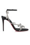 Christian Louboutin Joli Drottning Prydd Sandaler 100mm Svart Christian Louboutin Skor
