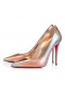 Christian Louboutin Kate 100mm Pumpar Försämra Specchio Läder Leche Christian Louboutin Skor