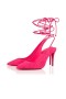 Christian Louboutin Lace Kate Pumpar 85mm Veau Velours Rosa