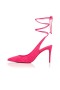 Christian Louboutin Lace Kate Pumpar 85mm Veau Velours Rosa
