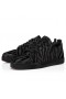 Christian Louboutin Louis Junior Sneakers Sammet Quagga Svart eplicChristian Louboutin Skor