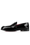 Christian Louboutin Ingen Penny Loafers Patent Kalv Svart Christian Louboutin Skor